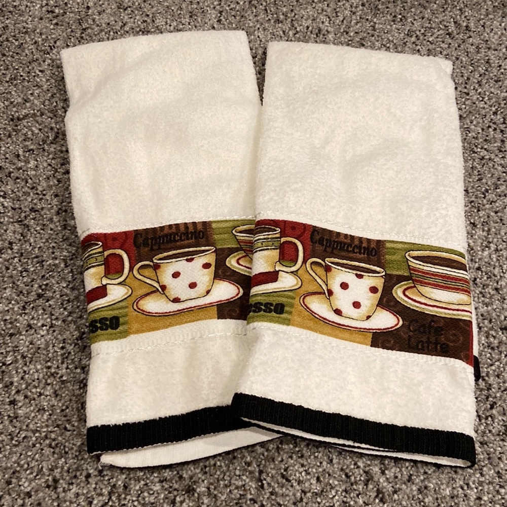 Coffee Themed Dish Towels